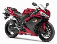 Yamaha YZF-R1 RN19 2007 - Wine-red Version - Decalset