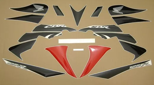 Honda CBR 125R 2008 - Rote Version - Dekorset