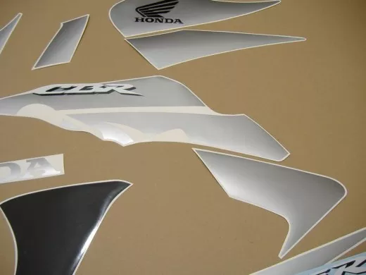 Honda CBR 125R 2009 - Schwarz/Silber Version - Dekorset