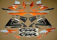 Honda CBR 600 F3 1998 - Orange/Schwarze Version - Dekorset