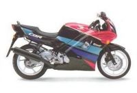 Honda CBR 600 F2 - Schwarz/Pink/Grüne Version - Dekorset