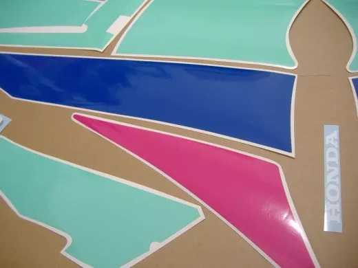 Honda CBR 600 F2 - Schwarz/Pink/Grüne Version - Dekorset