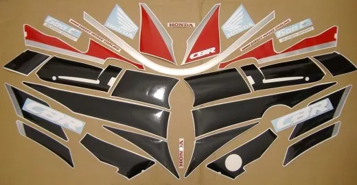Honda CBR 600 F2 - Rot/Schwarz Version - Dekorset