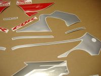 Honda CBR 600 F4 2000 - Silber/Rote Version - Dekorset