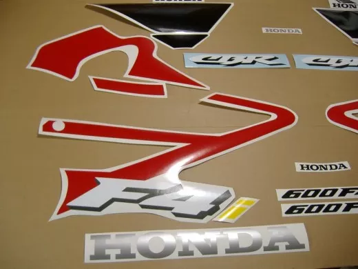 Honda CBR 600 F4i 2001 - Rote Version - Dekorset