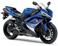 Yamaha YZF-R1 RN19 2008 - Blaue US Version - Dekorset