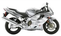 Honda CBR 600 F4i 2004 - Silver/Grey Version - Decalset