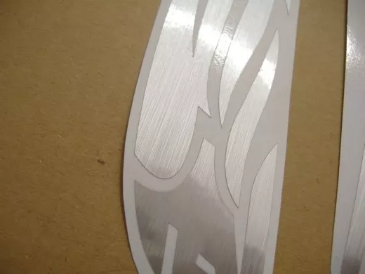 Honda VTX 1800 - Gebürstetes Aluminium Tank-Dekorset