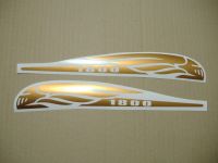 Honda VTX 1800 - Darkgold Tank-Decalset