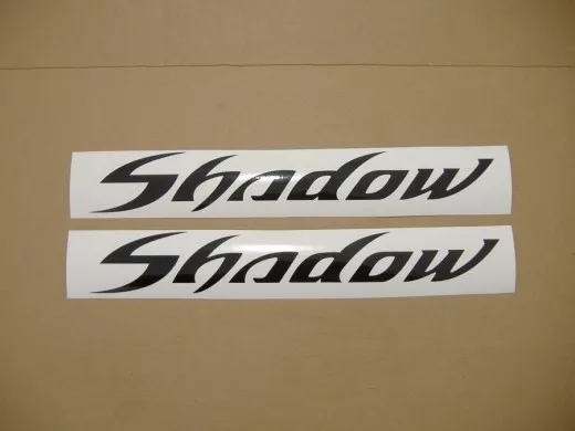 Honda Shadow - Schwarzes Tank-Dekorset