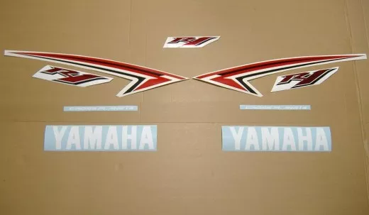 Yamaha YZF-R1 RN22 2009 - Weiß/Rote US Version - Dekorset