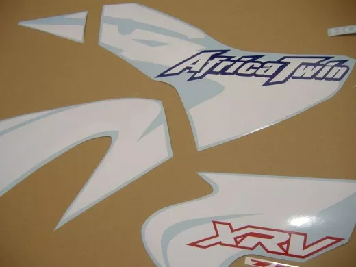 Honda XRV 750 Africa Twin 2002 - Blau/Rote Version - Dekorset