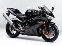 Kawasaki ZX-10R 2005 - Schwarze Version - Dekorset