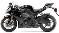 Kawasaki ZX-10R 2008 - Schwarze Version - Dekorset