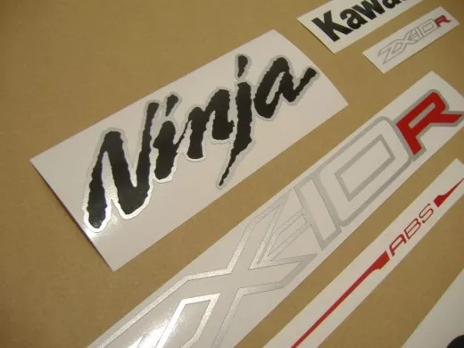 Kawasaki ZX-10R 2013 - Rote ABS Version - Dekorset