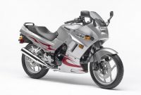 Kawasaki 250R Ninja 2007 - Silber/Chrome Rote Version - Dekorset