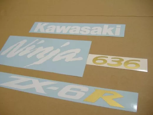 Kawasaki ZX-6R 2006 - Blaue Version - Dekorset