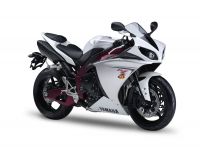 Yamaha YZF-R1 RN22 2009 - White/Red EU Version - Decalset