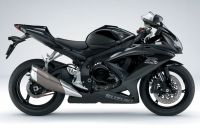 Suzuki GSX-R 750 2008 - Schwarze Version - Dekorset