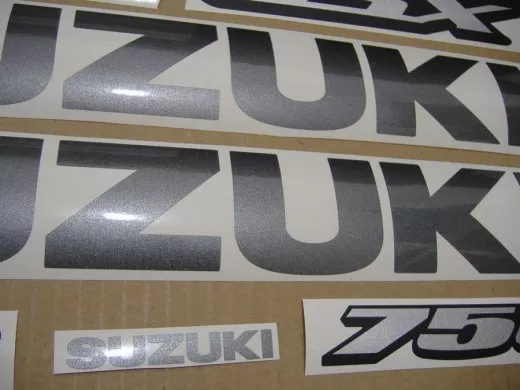 Suzuki GSX-R 750 2008 - Schwarze Version - Dekorset
