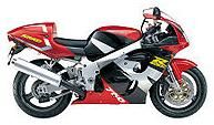 Suzuki GSX-R 750 1997 - Red/Black/Silver Version - Decalset