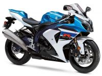 Suzuki GSX-R 1000 2011 - Weiß/Blaue Version - Dekorset