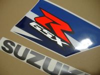 Suzuki GSX-R 1000 2011 - Weiß/Blaue Version - Dekorset