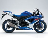 Suzuki GSX-R 600 2008 - Weiß/Blaue Version - Dekorset