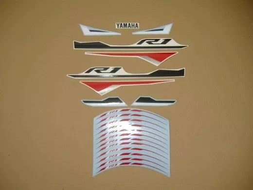 Yamaha YZF-R1 RN22 2015 - Weiß/Rote Version - Dekorset
