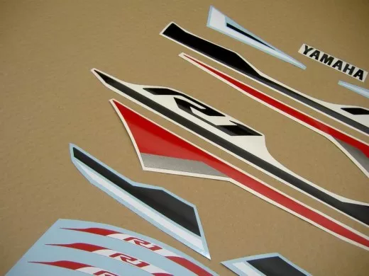 Yamaha YZF-R1 RN22 2015 - Weiß/Rote Version - Dekorset