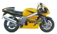 Suzuki GSX-R 600 1999 - Gelb/Schwarze Version - Dekorset