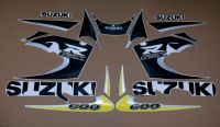 Suzuki GSX-R 600 1999 - Gelb/Schwarze Version - Dekorset