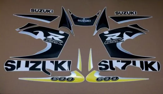 Suzuki GSX-R 600 1999 - Gelb/Schwarze Version - Dekorset