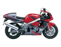 Suzuki GSX-R 600 2000 - Red/Grey Version - Decalset