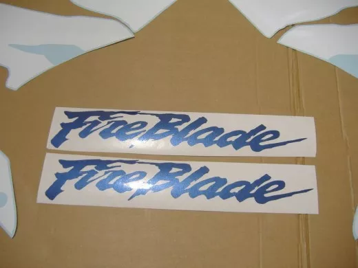 Honda CBR 919RR 1999 - Weiß/Rot/Blaue Version - Dekorset