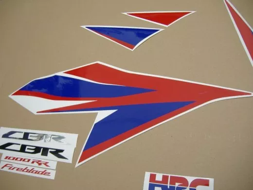 Honda CBR 1000RR 2012 - Weiße HRC Version - Dekorset