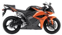 Honda CBR 600RR 2010 - Orange/Black Version - Decalset