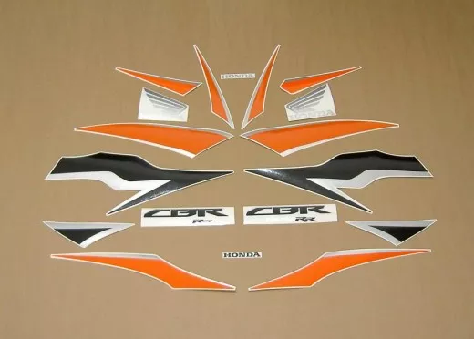 Honda CBR 600RR 2010 - Orange/Schwarze Version - Dekorset