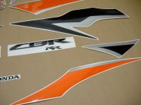 Honda CBR 600RR 2010 - Orange/Schwarze Version - Dekorset