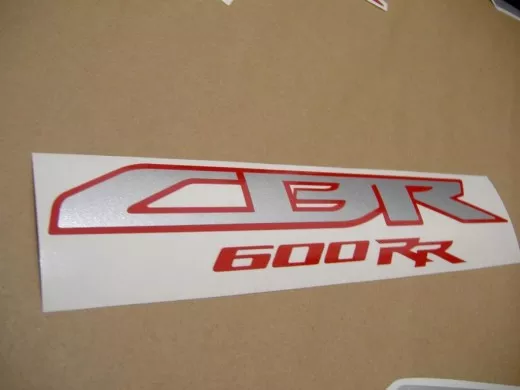 Honda CBR 600RR 2011 - Schwarz/Rote Version - Dekorset