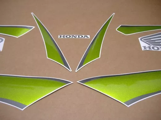 Honda CBR 600RR 2009 - Grün/Schwarze Version - Dekorset