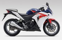 Honda CBR 250R 2012 - Weiß/Blaue Version - Dekorset