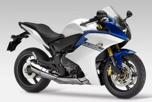 Honda CBR 600 F 2013 - Weiß/Blaue Version - Dekorset