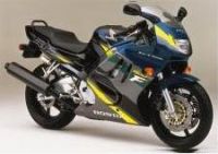 Honda CBR 600 F3 1996 - Blue/Grey/Black Version - Decalset