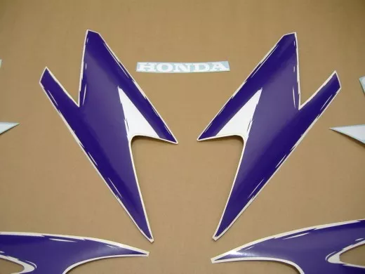 Honda CBR 600 F3 1997 - Weiß/Rot/Lila Version - Dekorset