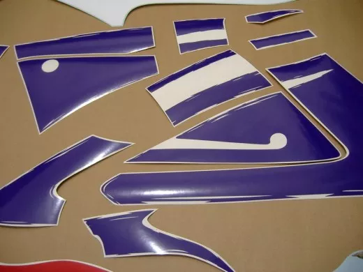 Honda CBR 600 F3 1997 - Weiß/Rot/Lila Version - Dekorset