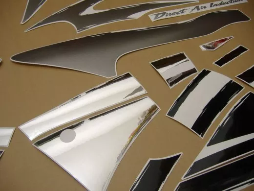 Honda CBR 600 F3 1998 - Grau/Schwarze Version - Dekorset