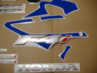 Honda CBR 600 F4i 2005 - Blaue Version - Dekorset