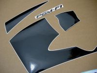 Honda CBR 600 F4 2001 - Gelb/Schwarze Version - Dekorset