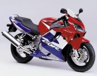 Honda CBR 600 F4 2001 - Red/Blue/White Version - Decalset